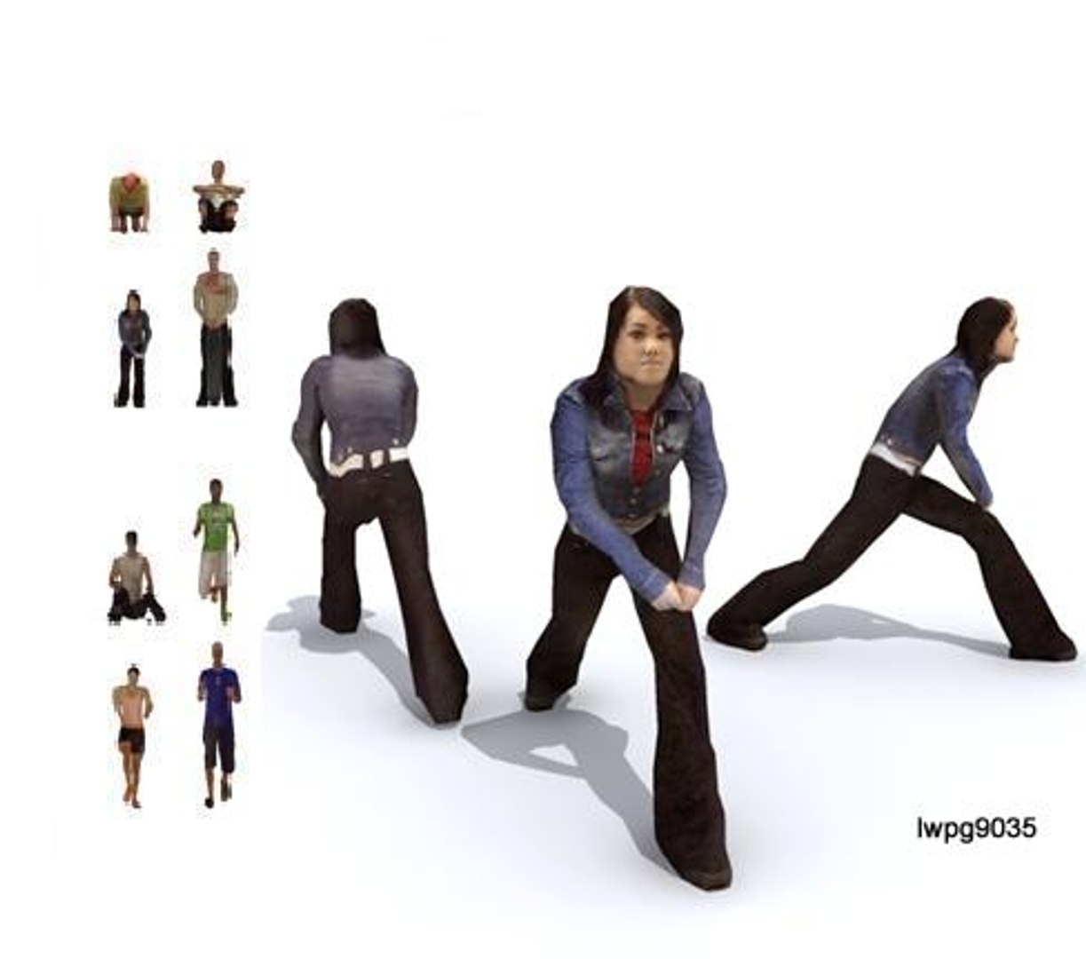 People Character 3d Model