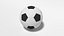 Low Poly Cartoon Football ball Free