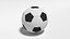 Low Poly Cartoon Football ball Free