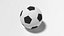 Low Poly Cartoon Football ball Free