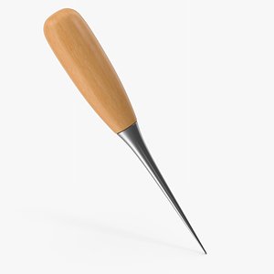 3D AWL With Wooden Handle