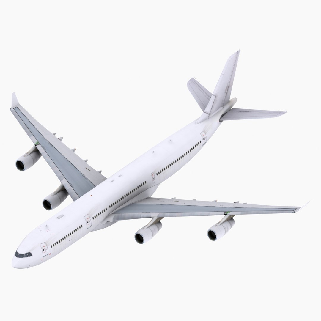 A340-300 Simulations Aircraft 3d Max