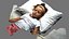 Chica dormida modelo 3d