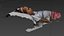 Chica dormida modelo 3d