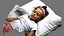 Chica dormida modelo 3d