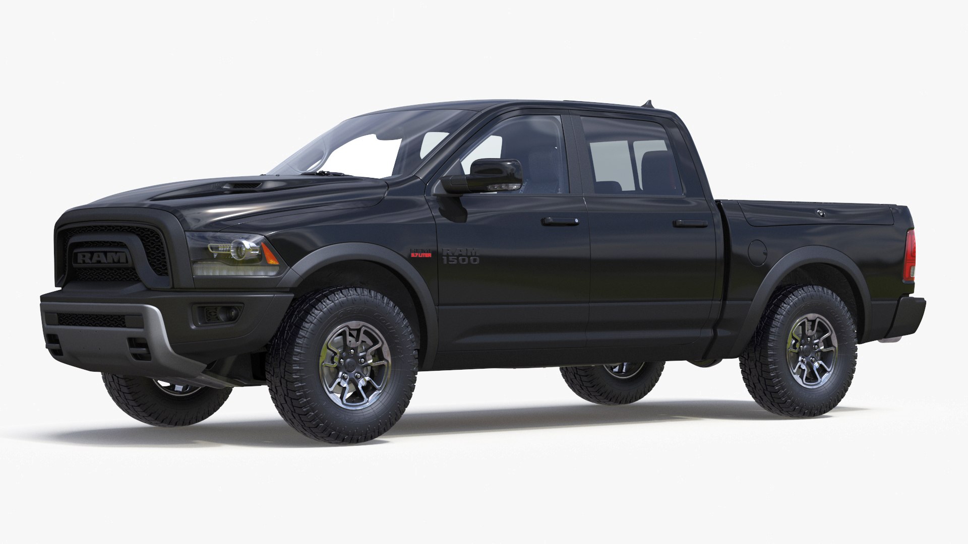 RAM 1500 Pickup Truck 3D model preview
