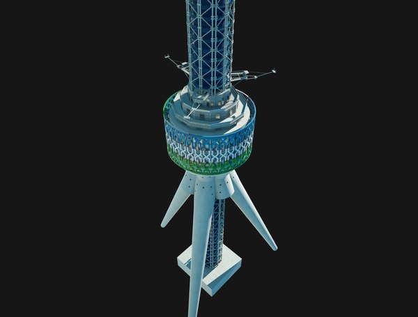 Пузырьковая башня 3d