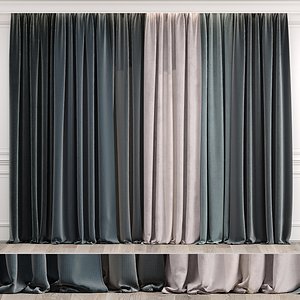 3D CURTAINS 539C model