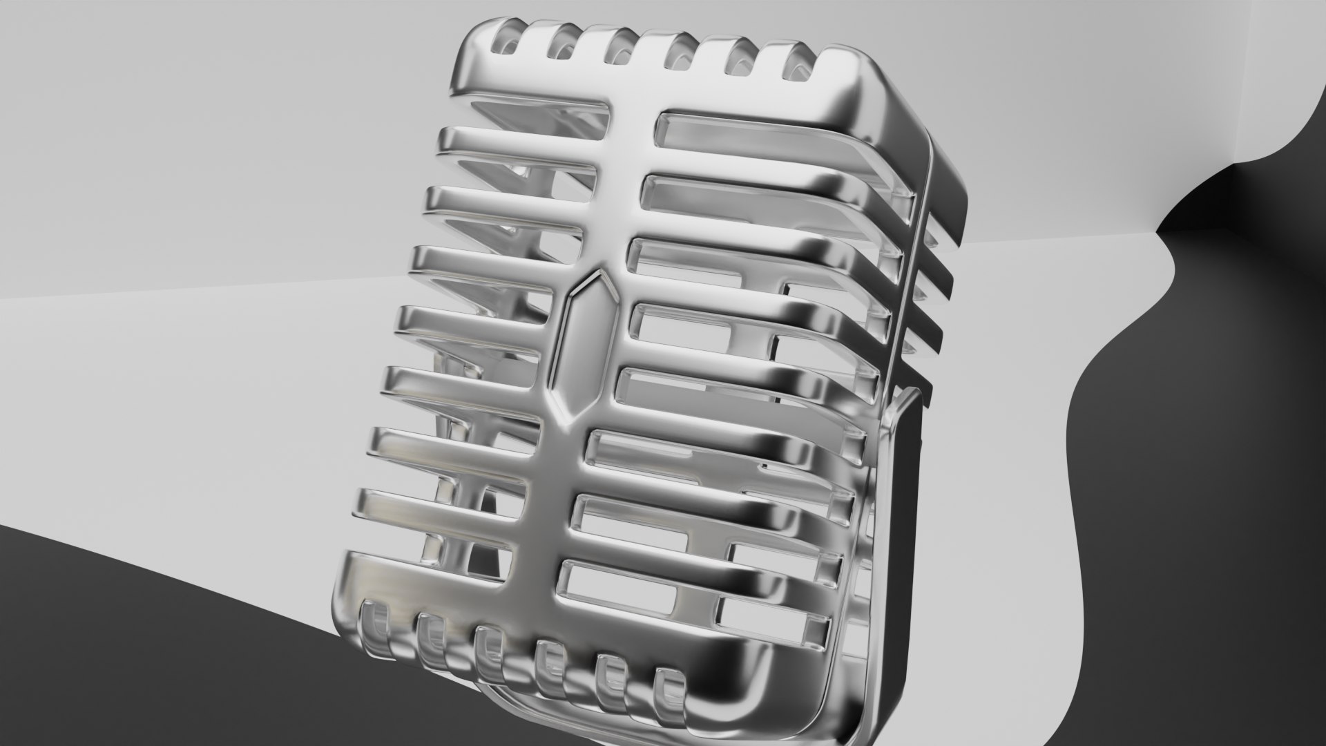 Retro Microphone model - TurboSquid 2155167