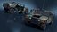 Military Off Road Utility Vehicle Humvee Rigged for Cinema 4D