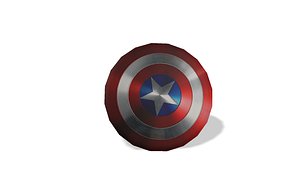 3D CaptainAmerica shield