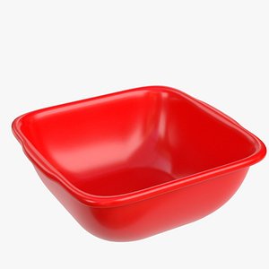 square plastic basin model