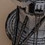 Grande parabola satellitare rovinata