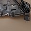 Grande parabola satellitare rovinata