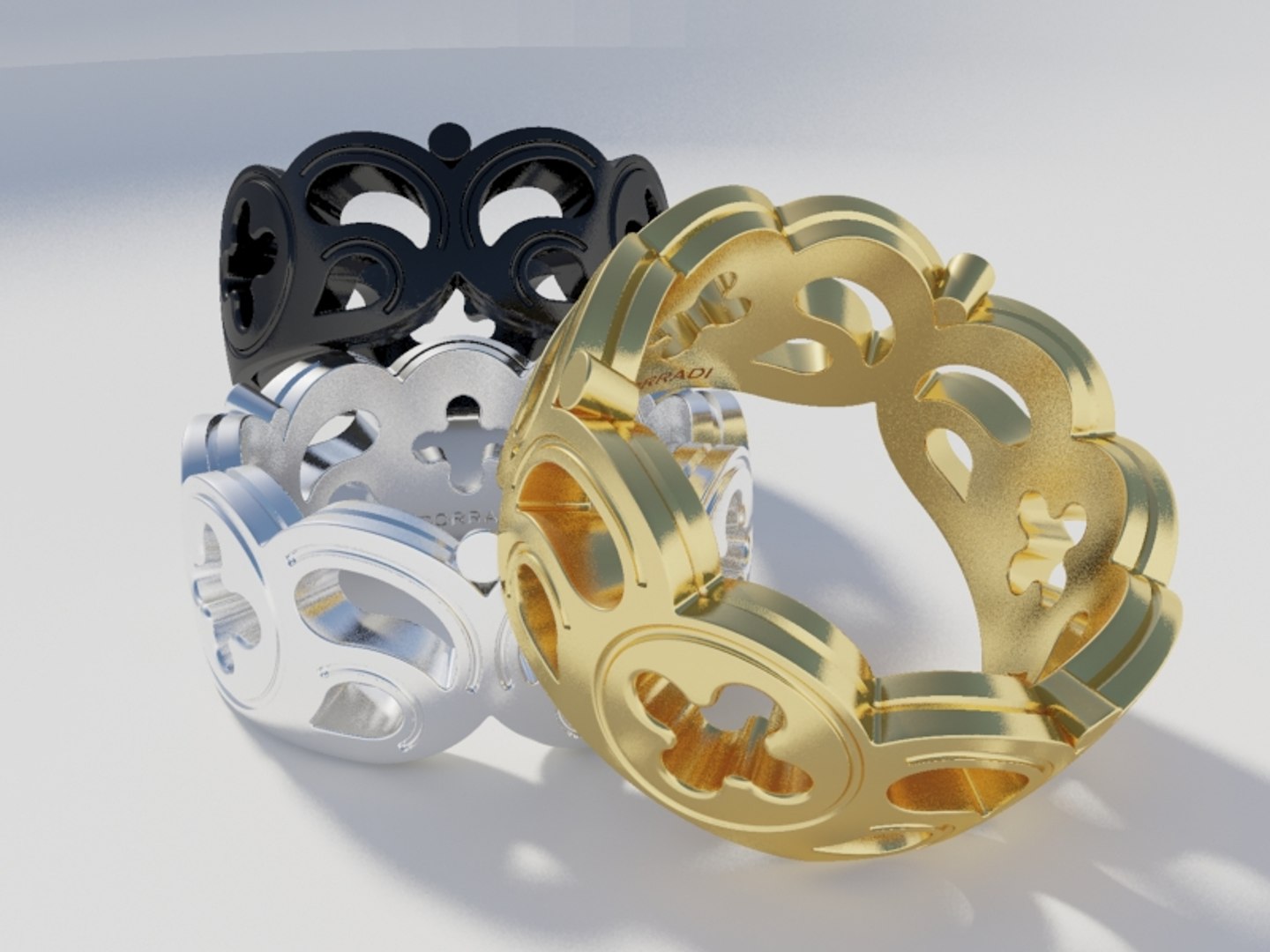 3d model trinity ring