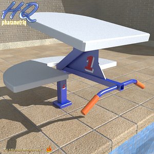 3d pool starting block 00 model
