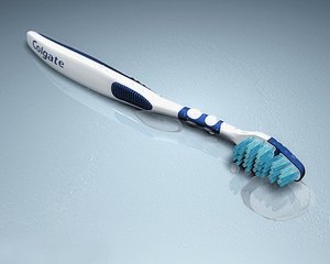 colgate toothbrush 3d model
