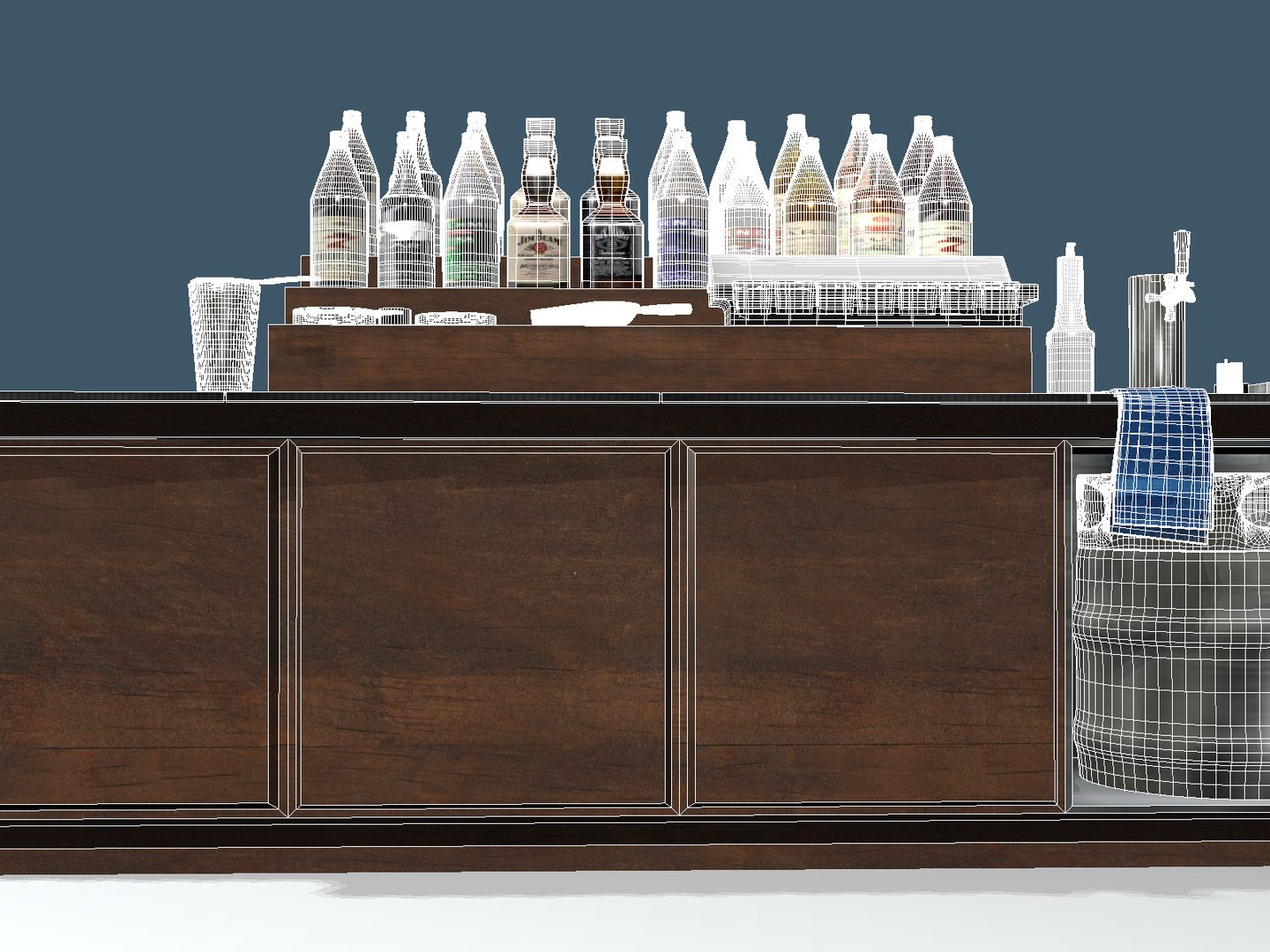 Mini Bar 3d 3ds