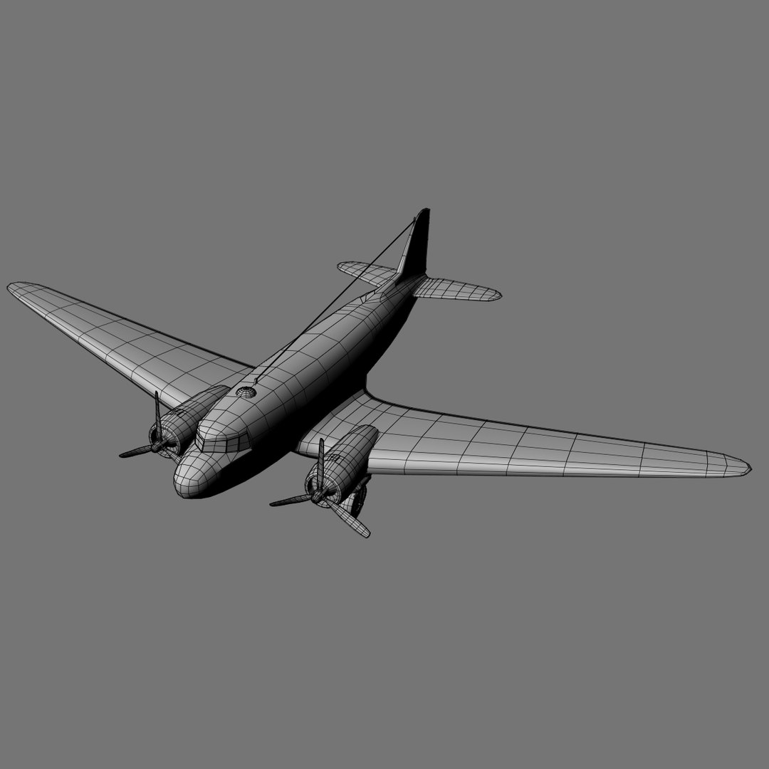 3d max douglas transport aircraft https://p.turbosquid.com/ts-thumb/km/Drd4jC/WTFJx4R7/douglasc47_wire02/jpg/1380886652/1920x1080/fit_q87/43130c5c8de37900a3cb5ccb0e7b239f7a3002af/douglasc47_wire02.jpg