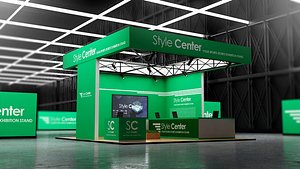 3D model Modern  Exhibition Stall Booth