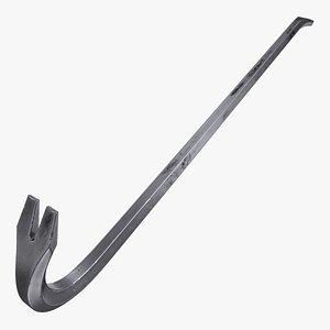 crowbar tool bar 3D model