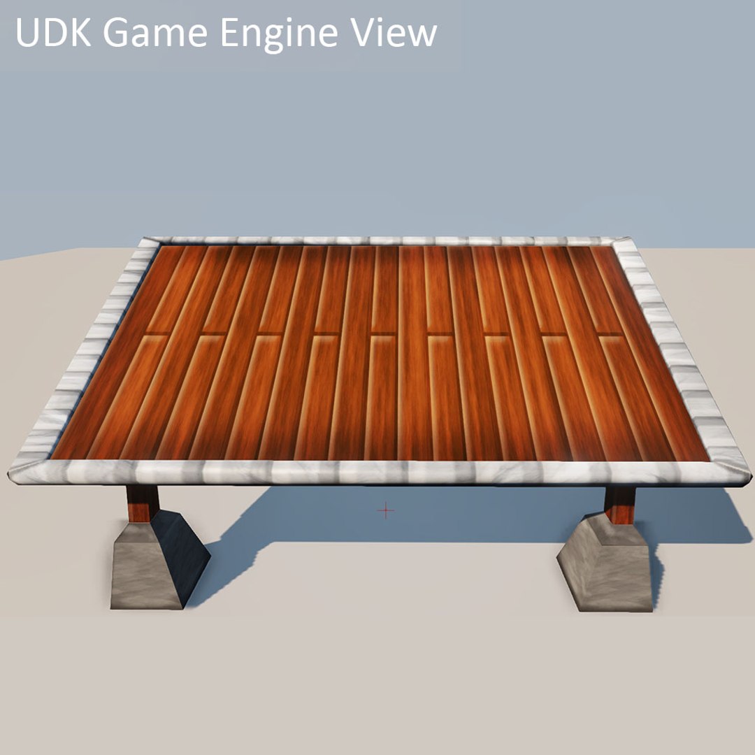 viewing table 3d obj