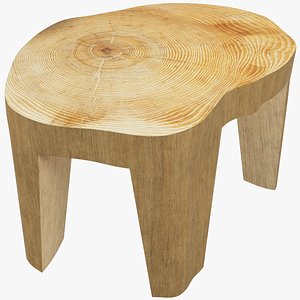 Loft Tree Slice Stool V6