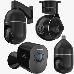 3D Security Cameras Collection 03