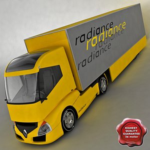 renault radiance trailer 3d model
