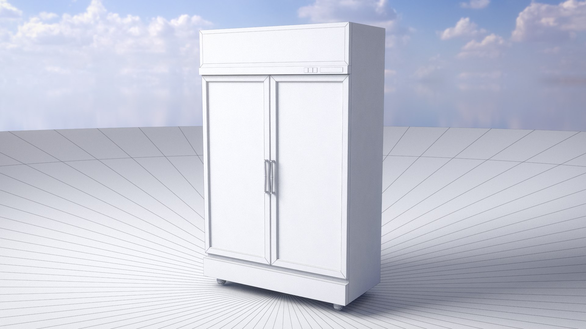Refrigerated Display Freezer 3D Model - TurboSquid 2326017