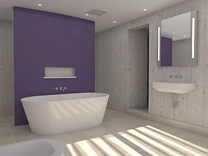 浴室36 3 d模型
