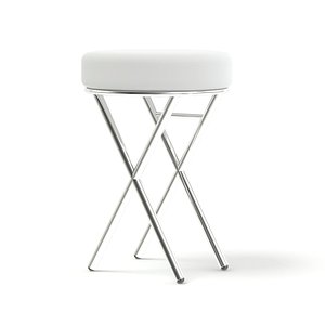 simple salon stool 3D model