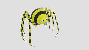 3d sphere strip spider model