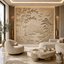 Modern Bamboo Landscape Decor Bas Relief Mural STL CNC 42