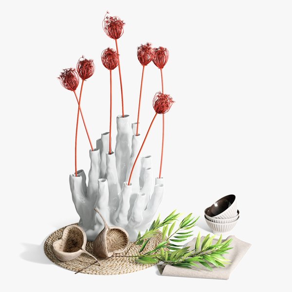 Decor Set 89 Coral 3D model