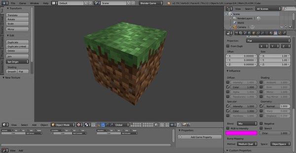 Bloco de terra realista do Minecraft Modelo 3D - TurboSquid 1317548