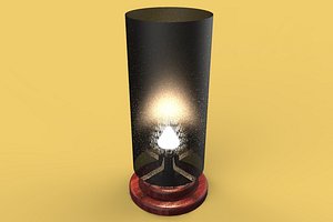 Nightlight VINTAGE WOODEN SLEEPING LAMP