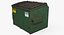 3d model street dumpster