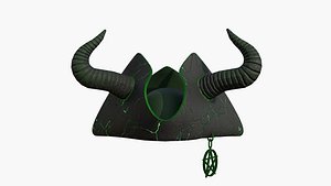 Satanic Pirate Hat A03 - Fantasy Character Design 3D model