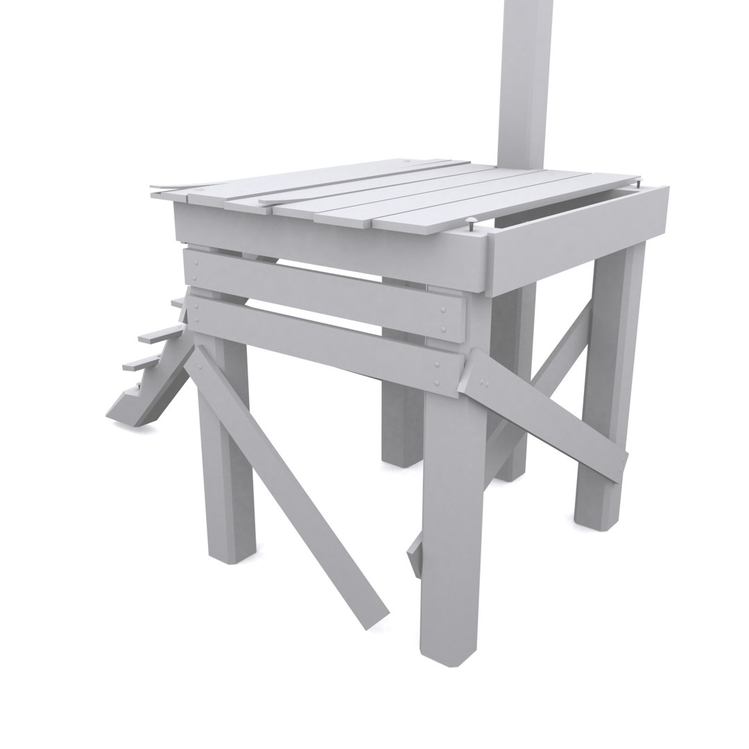 Gallows 3d Model