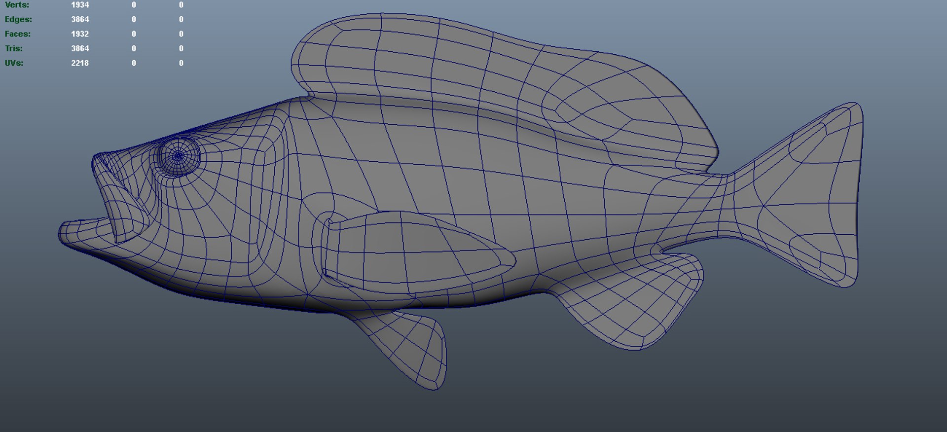 Silvergray Rockfish 3D Model TurboSquid 1423834