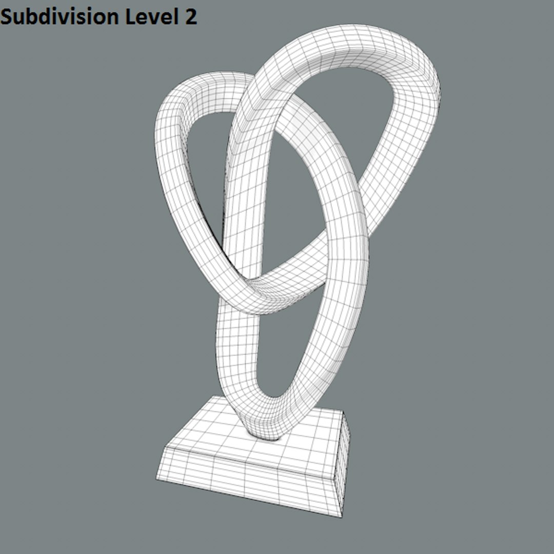 3ds Abstract Knot Table Decor