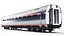 Detailed Full Train Car With Interior