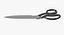 black scissors 3D