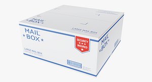 mail box large 3D model
