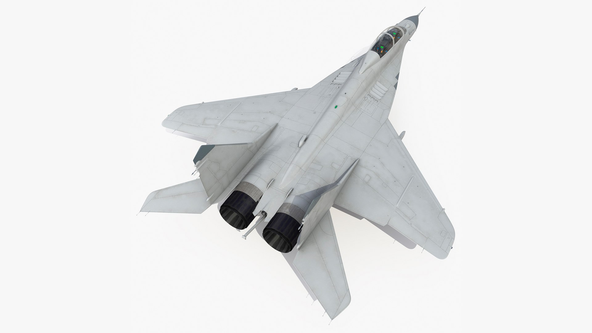 MiG 29 Tandem Aircraft 3D model preview