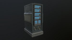 Sci Fi Server Rack