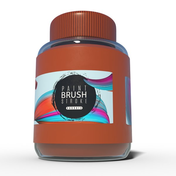 Paint Bottle Orange Color3D模型 TurboSquid 2090287