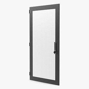 3D model Perforated Metal Door with Key