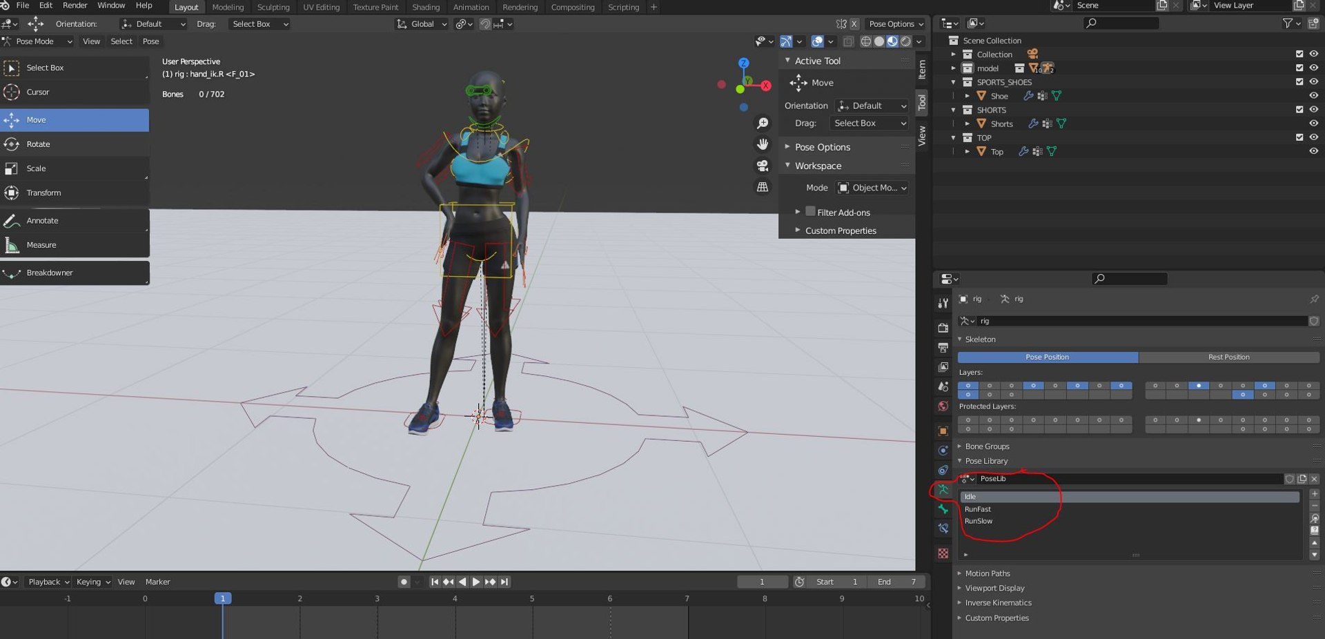 3D Woman Mannequin V2 Rigged In Blender - TurboSquid 1762647